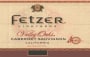 Fetzer Valley Oaks Cabernet Sauvignon 1996 Front Label