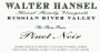 Walter Hansel The Three Rows Pinot Noir 2011 Front Label