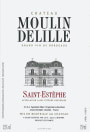 Chateau Moulin Delille Saint Estephe Red 2012 Front Label