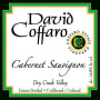 David Coffaro Estate Vineyard Cabernet Sauvignon 2017  Front Label