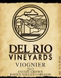 Del Rio Vineyards Viognier 2012 Front Label