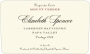 Elizabeth Spencer Mount Veeder Cabernet Sauvignon 2009  Front Label