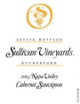 Sullivan Rutherford Estate Cabernet Sauvignon 2003 Front Label