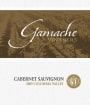 Gamache Vintners Estate Cabernet Sauvignon 2009 Front Label