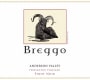 Breggo Cellars Ferrington Vineyard Pinot Noir 2012 Front Label