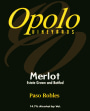 Opolo Paso Robles Merlot 2008 Front Label