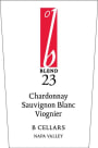 B Cellars Blend 23 2014 Front Label