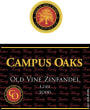 Gnekow Family Winery Campus Oaks Old Vine Zinfandel 2006  Front Label
