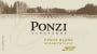 Ponzi Pinot Blanc 2011 Front Label