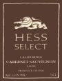 Hess Hess Select Cabernet Sauvignon 2001 Front Label