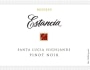 Estancia Reserve Pinot Noir 2011 Front Label