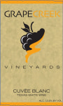 Grape Creek Vineyard Cuvee Blanc 2011 Front Label