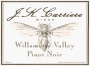 J.K. Carriere Willamette Valley Pinot Noir 1999 Front Label
