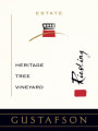 Gustafson Family Vineyards Estate Heritage Tree Vineyard Riesling 2012  Front Label