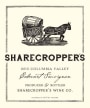 Sharecropper's  Cabernet Sauvignon 2015 Front Label