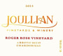 Joullian RogerRose Vineyard Chardonnay 2015 Front Label