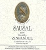 Sausal Winery Zinfandel 2006 Front Label