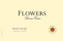 Flowers Sonoma Coast Pinot Noir 2014  Front Label