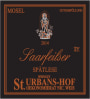 Nik Weis St. Urbans-Hof Saarfeilser Riesling Spatlese 2014  Front Label