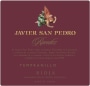 Bodegas Javier San Pedro Rioja Randez Tempranillo 2018  Front Label