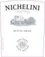 Nichelini Family Winery Petite Sirah 2014  Front Label