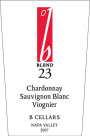 B Cellars Blend 23 2007 Front Label