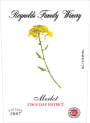 Reynolds Family Winery Merlot 2007 Front Label