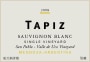 Tapiz Single Vineyard Sauvignon Blanc 2008  Front Label
