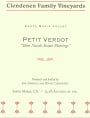 Au Bon Climat Clendenen Family Vineyards Petit Verdot 2008  Front Label