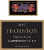 Thornton Winery Cabernet - Merlot 2005  Front Label