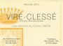 * Vire-Clesse 2015 Front Label
