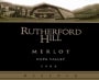 Rutherford Hill Reserve Merlot 2000 Front Label