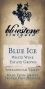 Bluestone Vineyard Estate Grown Blue Ice 2013  Front Label