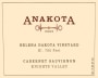 Anakota Helena Dakota Vineyard Cabernet Sauvignon 2005 Front Label