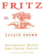 Fritz Estate Grown Sauvignon Blanc 2012 Front Label