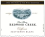 Redwood Creek Sauvignon Blanc 2002  Front Label