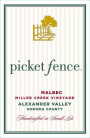 Picket Fence Miller Creek Vineyard Malbec 2014  Front Label
