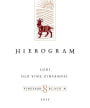 Hierogram Wines Vineyard 8 Block N Old Vine Zinfandel 2015  Front Label