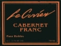 Le Cuvier Cabernet Franc 2009  Front Label