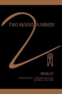 Two Mountain Winery Merlot 2009 Front Label