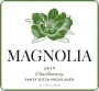 Krutz Family Cellars Magnolia Series Chardonnay 2019  Front Label