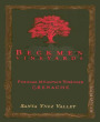 Beckmen Purisima Mountain Vineyard Grenache 2004 Front Label
