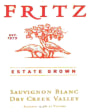 Fritz Estate Grown Sauvignon Blanc 2010 Front Label