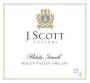 J. Scott Petite Syrah 2011  Front Label