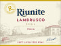Cantine Riunite Lambrusco Red Front Label