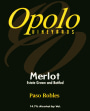 Opolo Paso Robles Merlot 2009 Front Label