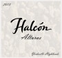Halcon Vineyards Alturas Syrah 2013  Front Label