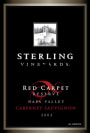 Sterling Red Carpet Reserve Cabernet Sauvignon 2002 Front Label