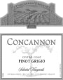 Concannon Selected Vineyards Pinot Grigio 2008  Front Label