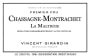 Vincent Girardin Chassagne-Montrachet La Maltroie Premier Cru 2012  Front Label